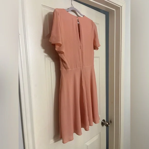 Express Coral Mini Dress - Picture 3 of 3